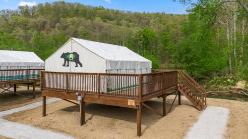Stanton Otro | Furnished Glamping Tent/Red River Access/King Bed