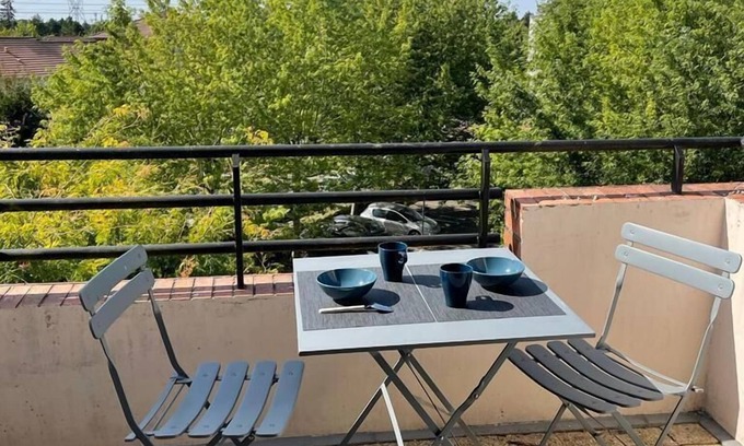 Elancourt Apartamento | Estudio-Baño en la habitacion-Apartamento-Terraza