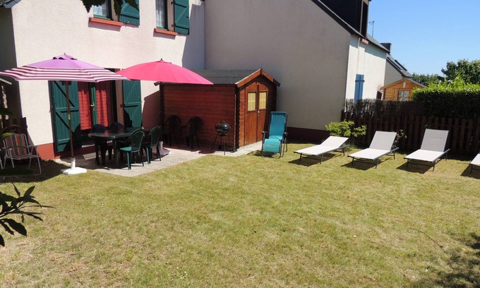 Clohars-Carnoet Casa | Alojamiento turístico amueblado de 2 estrellas junto a las playas: lugar tranquilo y tranquilo