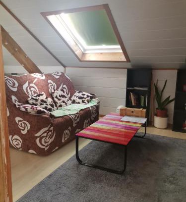 Unterallgau Apartamento | GästeZimmer im Altbau Dachgeschoss mit kleinem Bad WLAN, TV und Parkplatz