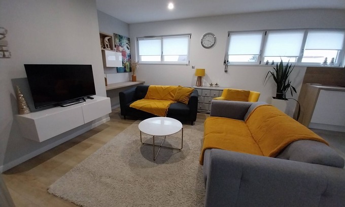 Fortschwihr Apartamento | Gîte 2 pers 63m² comfortable near Colmar "Les Gîtes Côté Blind"