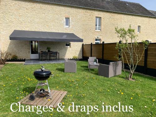 Tracy-sur-Mer Apartamento | Gîte avec jardin à 1,5 km des plages du débarquement