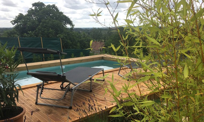Ports Casa | Gîte de Charme en Haut de la Colline Avec Piscine