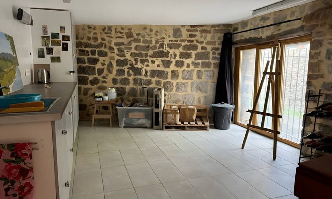 Villemagne-l'Argentiere Casa | Gîte de la riviere, beautiful village house (with artist studio)