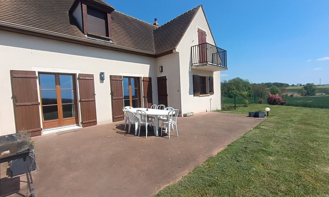 Montge-en-Goele Casa | Gîte des Carreaux - 15 min Roissy - 6/7 people