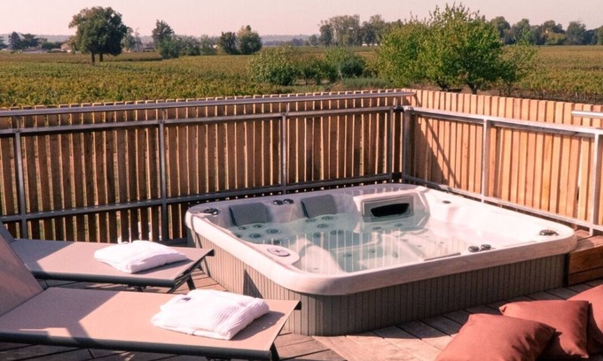 Saint-Sulpice-de-Faleyrens Apartamento | Gîte de Charme, vue sur Vignoble