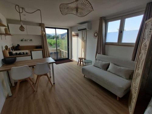 Saint-Jean-de-Fos Casa | Gîte Gaïa studio avec exterieur