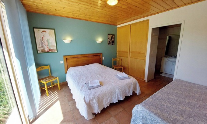 Simeyrols Apartamento | Gîte La Rotonde en el campo cerca de Sarlat, Dordoña, para 2-6 personas.