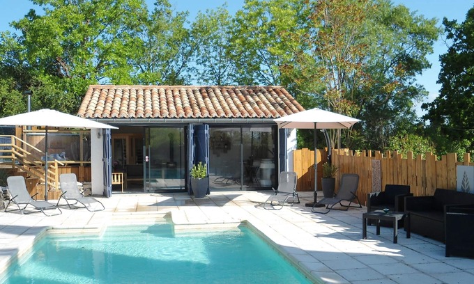 Puylaroque Cabaña | Acogedora casa de campo con zona de bienestar.