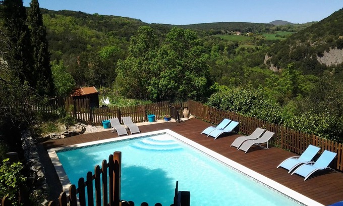 Pezenes-les-Mines Cama Y Desayuno | Gîte les piafs de 6 a 8 personas