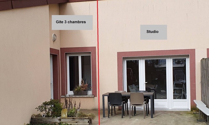 Loisy-sur-Marne Casa | Gîte "RDV au 5a" - 3 bedrooms (6 pers.)