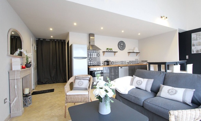 Beaumes-de-Venise Casa | Gîte 3 * 2/4 personas SPA Beaumes de Venise