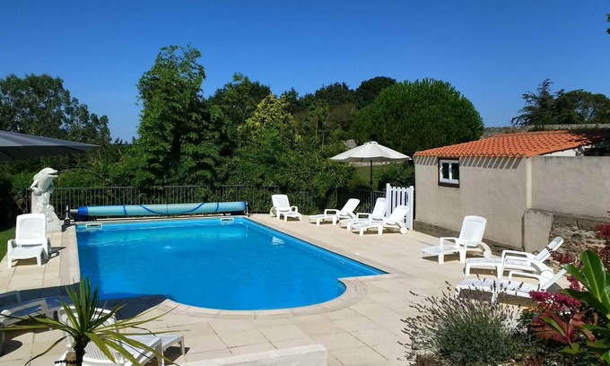 La Chaize-Giraud Cabaña | Gîte Tamaris, Piscine Chauffée, à 5 km de Brétignolles sur mer