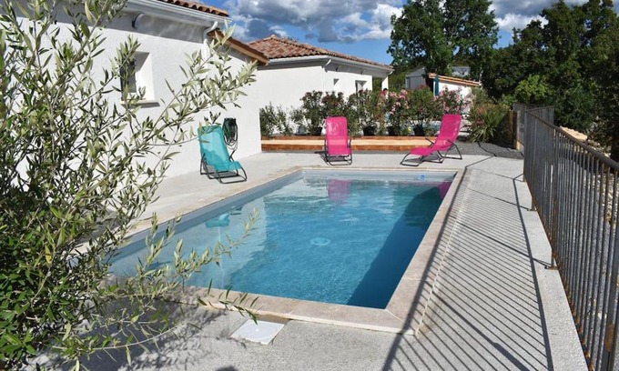 Balazuc Casa | Gîtes des Clapas Lisa, villa* piscine privée