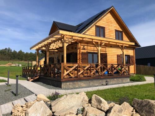 Leszczyniec Chalet De Esquí | Górskie Formy - drewniany dom w górach z balią