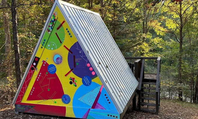 Talladega Cabina | G-1 Glamp in Bohamia - 268 acre forest retreat