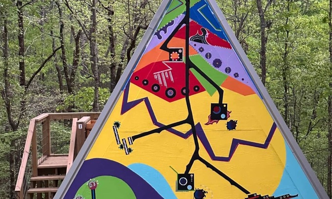 Talladega Cabina | G-2 Glamp in Bohamia - 268 Acre Forest Retreat