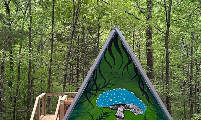 Talladega Cabina | G-5 Glamp in Bohamia - 268 acre forest retreat
