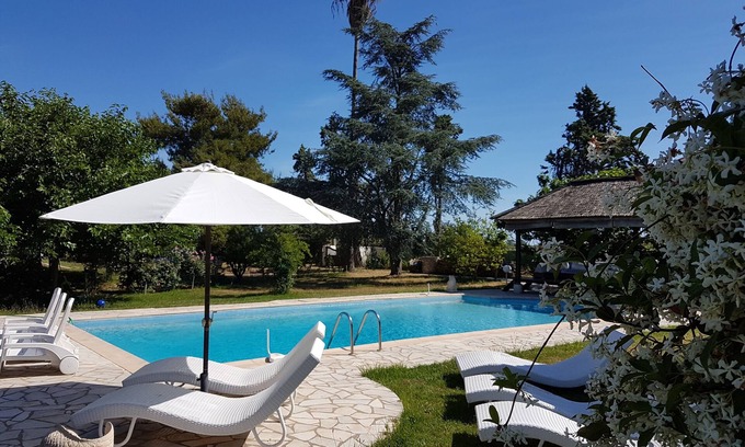 Querciolo Cabaña | g ^ te de France 3 épis, 3 *, junto al mar con piscina, prado y animales, wifi