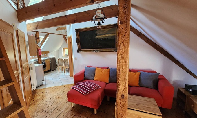 Oberhavel Apartamento | Gabled apartment in the Großmenow forester's lodge