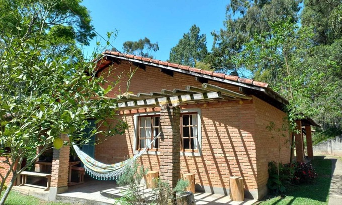 Ibiuna Cabaña | Gaia Point, accommodation, relax surrounded by nature! Closed pet area next to the house