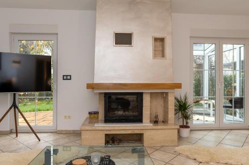 Nordwest Casa | Ganzes Ferienhaus in Leipzig mit Garage und Fußbodenheizung
