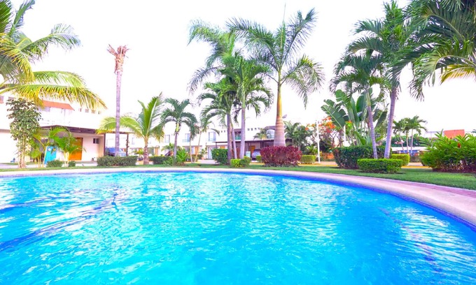 Valle Dorado Casa | Close to the Beach,Vidanta, Aquadventures with Pool and Parking at Safe Location