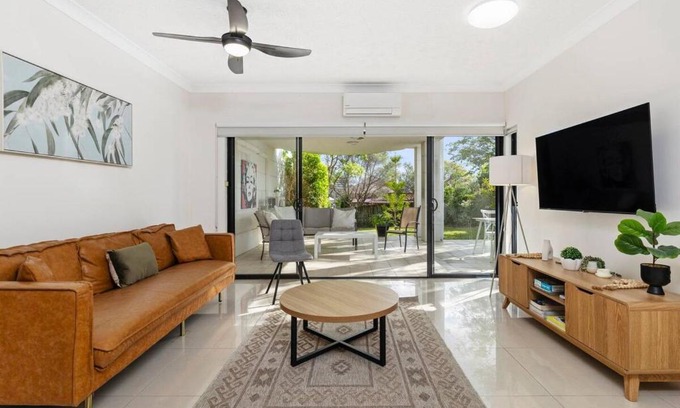 South Brisbane Apartamento | Garden Apt 2Bed x 2Bath, parking