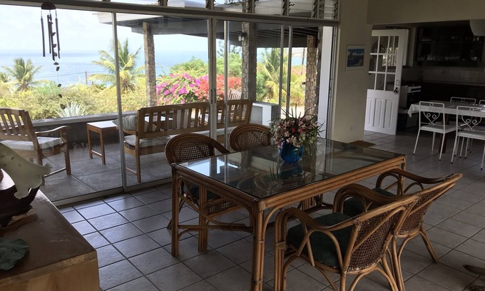 St. Patrick Casa | Garden Cottage con vista panorámica del mar Caribe y las islas