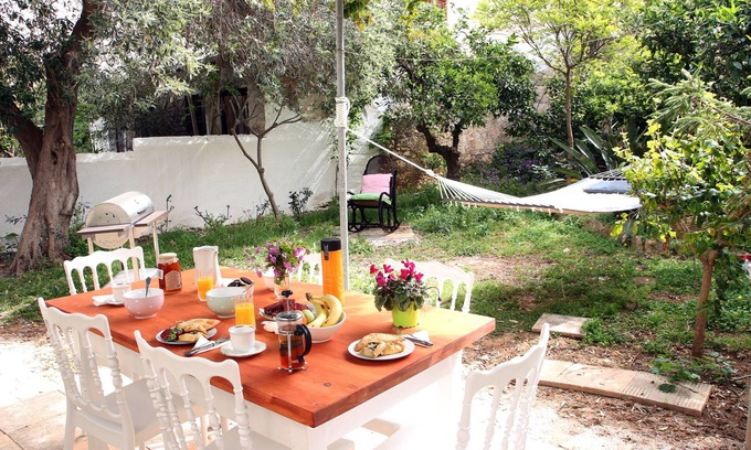 Halepa Apartamento | Garden Home, cerca del centro de la ciudad de Chania, Creta,