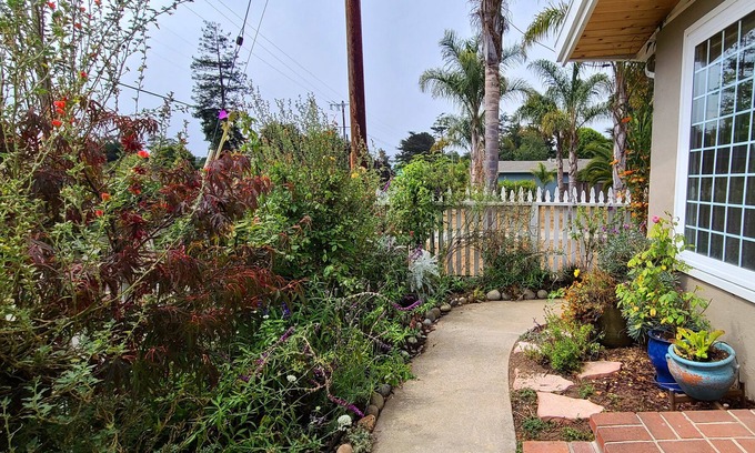 La Selva Beach Casa | Garden Oasis with Private Beach and Hot tub