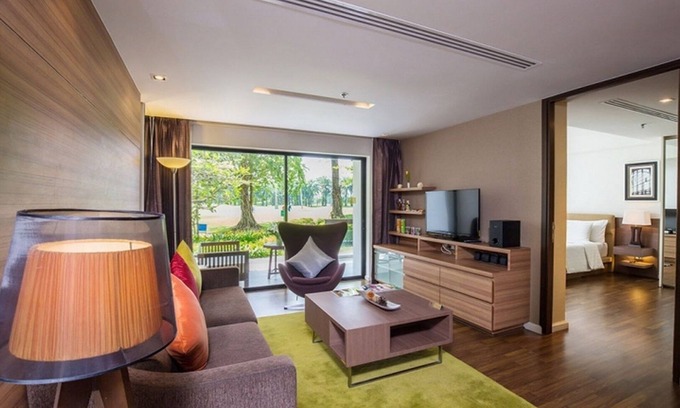 Bang Phli Apartamento | Residencia Garden Suite de dos dormitorios