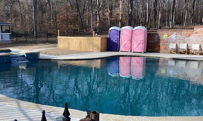 Raleigh Cabaña | Gated Guest House in our 4 acres Estate home with pool
