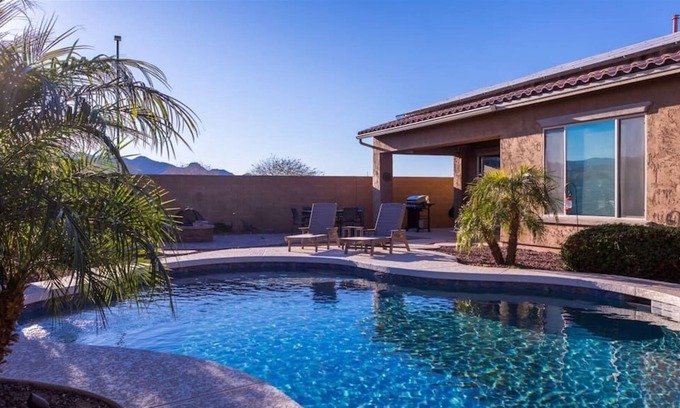 Surprise Farms Casa | Gated spacious oasis w/ pool, BBQ, huge kitchen