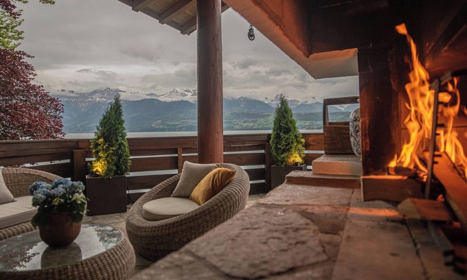 Sigriswil Chalet De Esquí | Gemütliches Chalet mit Panoramasicht auf See und Berge