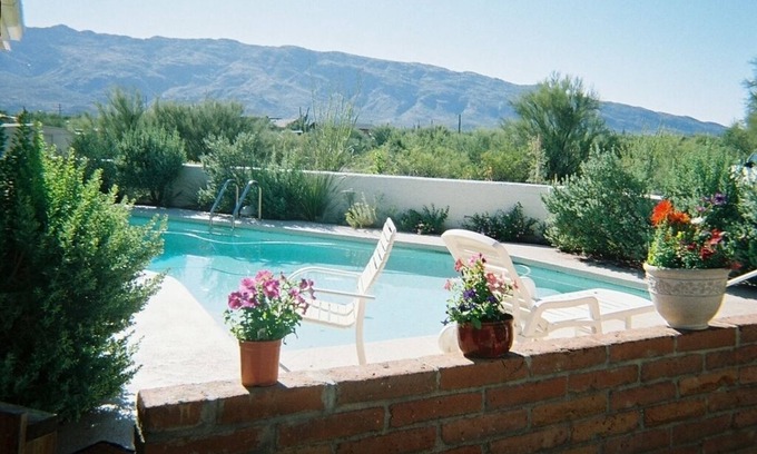 Tanque Verde Casa | Gran apartamento en 1 acres amueblado relajantes excelentes vistas y área Mascotas ok