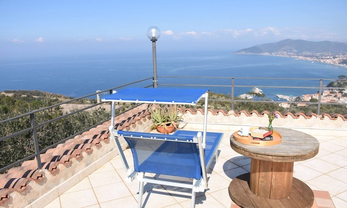 Castellabate Cabaña | GEMMA - CABAÑA DE PIEDRA PANORÁMICA CON IMPRESIONANTES VISTAS AL MAR