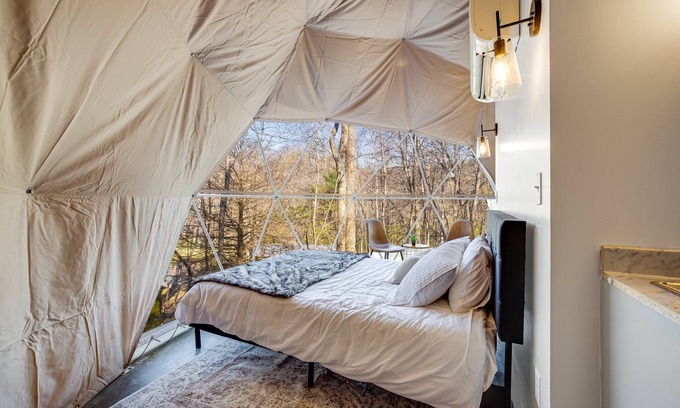 Rosman Alquiler De RV | Geodesic Dome 2