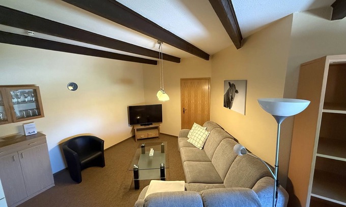 Friedrichskoog Apartamento | Apartamento 1 - Ferienhof Bock con conexión Wi-Fi