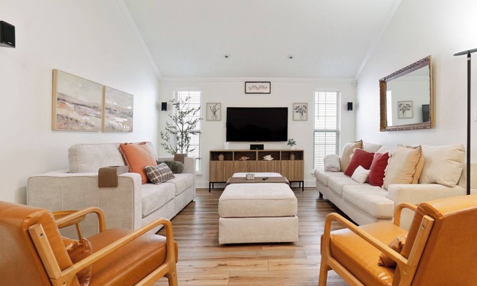Wright Casa | Gigi's Beach Getaway with Game Room, Smart TVs, WiFi, Beautiful Patio/Fire Pit