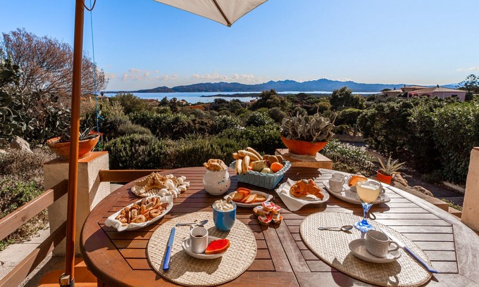 Villaggio Piras Apartamento | Ginestre S - Villaggio Piras, Semi-detached house with sea view