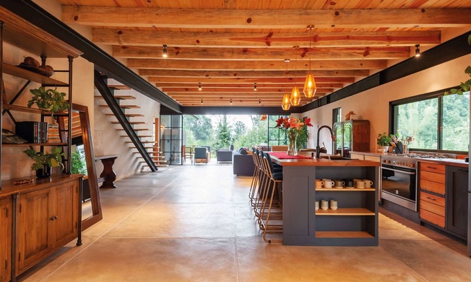 Valle de Bravo Villa | Cabaña Gio: Moderna y hogareña en Centro San Simón
