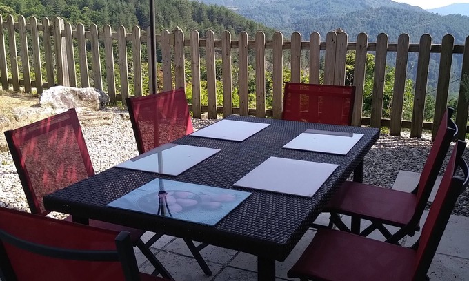 Blaunac Casa | Gite 5 persons in a stone mas, swimming pool, property 10Ha, panoramic view