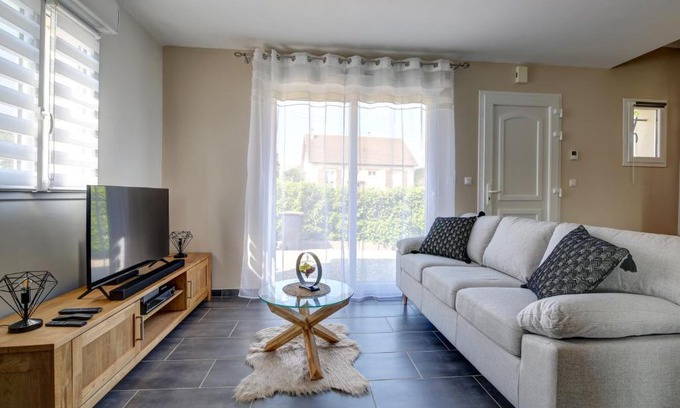Bichancourt Casa | Gite de l'Oie - Maison avec grand jardin
