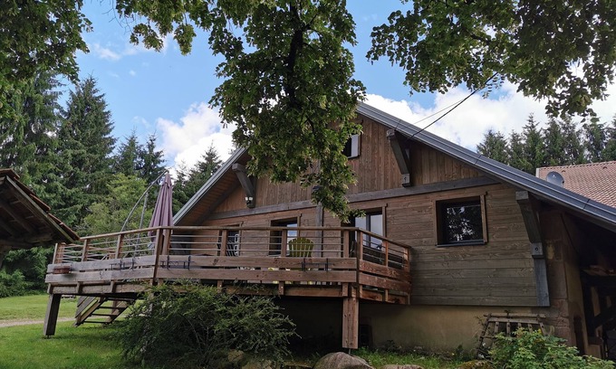 Gerbamont Chalet De Esquí | Gite de la Bourbatte - Spa Sauna Piscine - 10p - 15 min Gerardmer & La Bresse