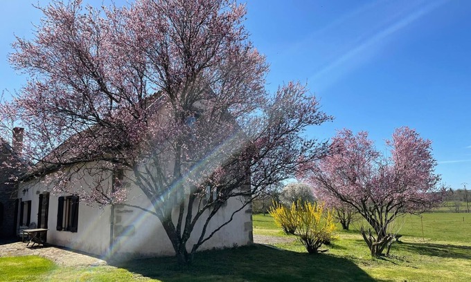 Diancey Casa | Gîte de la fontaine salée, a haven of peace in the heart of the Auxois meadows.
