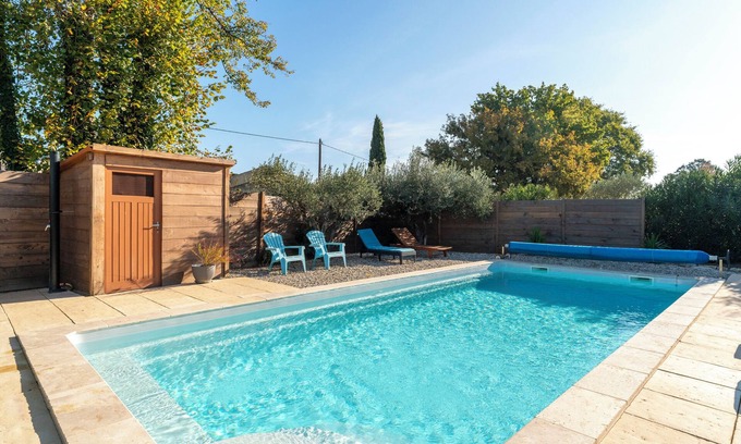 Vaison-la-Romaine Cabaña | Casa rural 'L'oustaou Du Clos' con piscina compartida, Wi-Fi y aire acondicionado