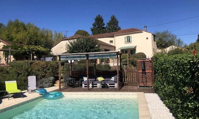 Soturac Apartamento | Gite La Terrasse - Private pool
