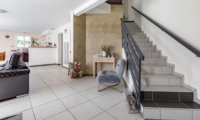 Arette Cabaña | Gîte-LES 3 EDELWEISS-Baño con bañera