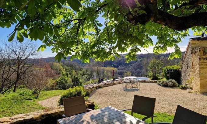Saint-Crepin-et-Carlucet Cabaña | Gite Saint-Crépin-et-Carlucet, 1 bedroom, 2 persons